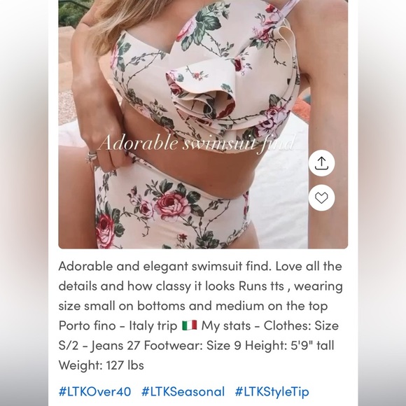 Antonio Melani Rosette One Shoulder Bungalow Collection Swim Top Style: AM525304 - Picture 14 of 14